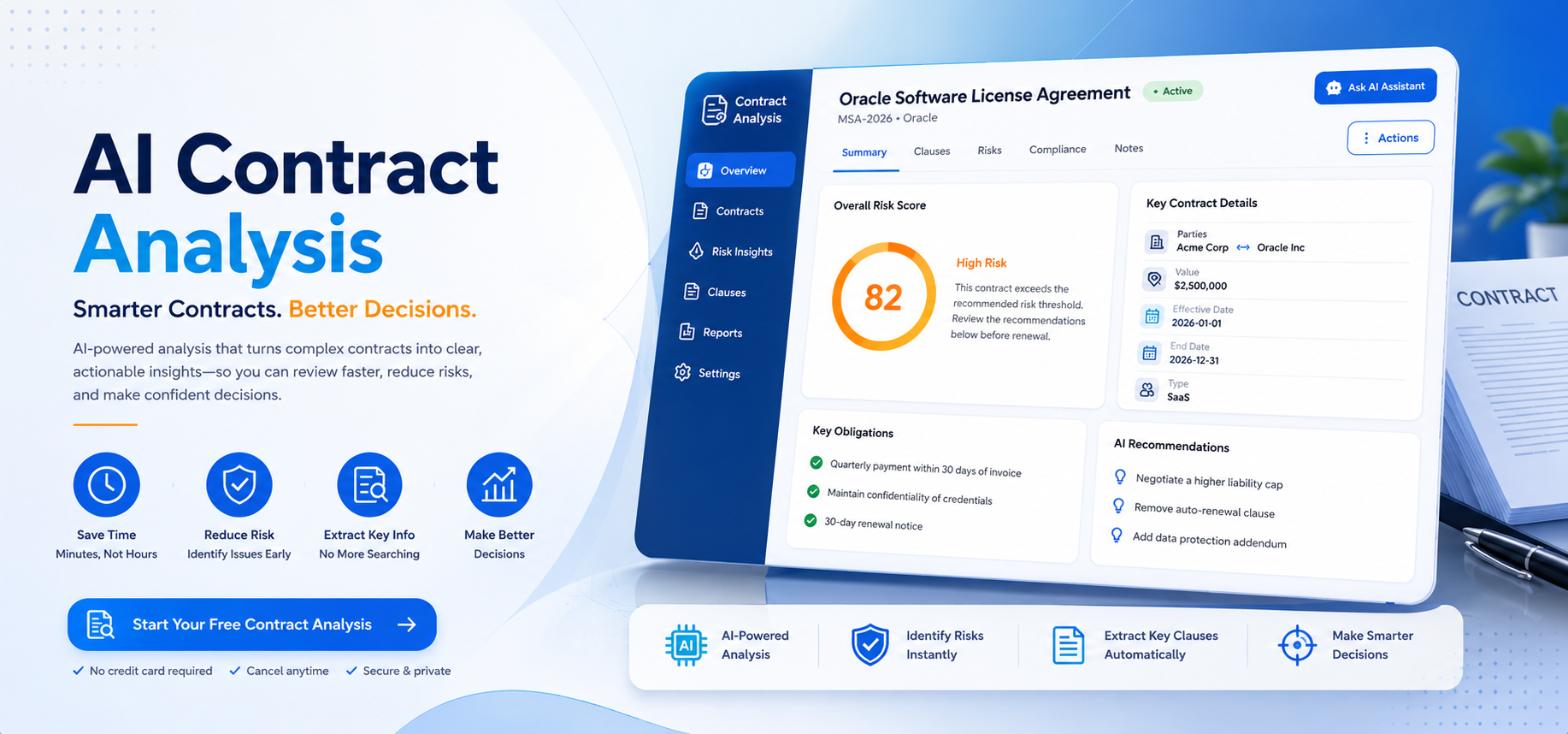 AI Contract Analysis: How Businesses Review Contracts Faster, Smarter, and More Accurately