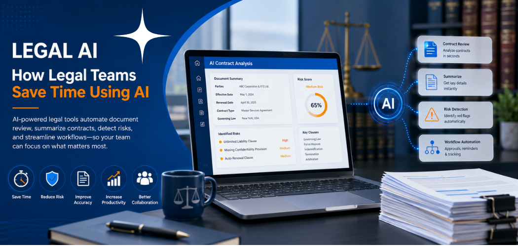 How Legal Teams Save Time Using AI: 10 Smart Ways to Improve Efficiency